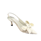 Bow Mid Heel Sandals